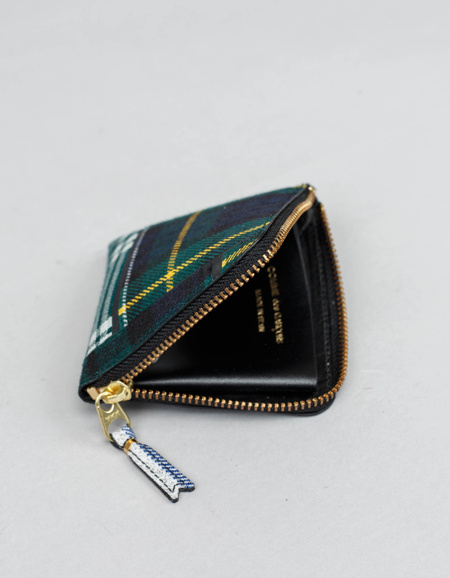 cdg half zip wallet