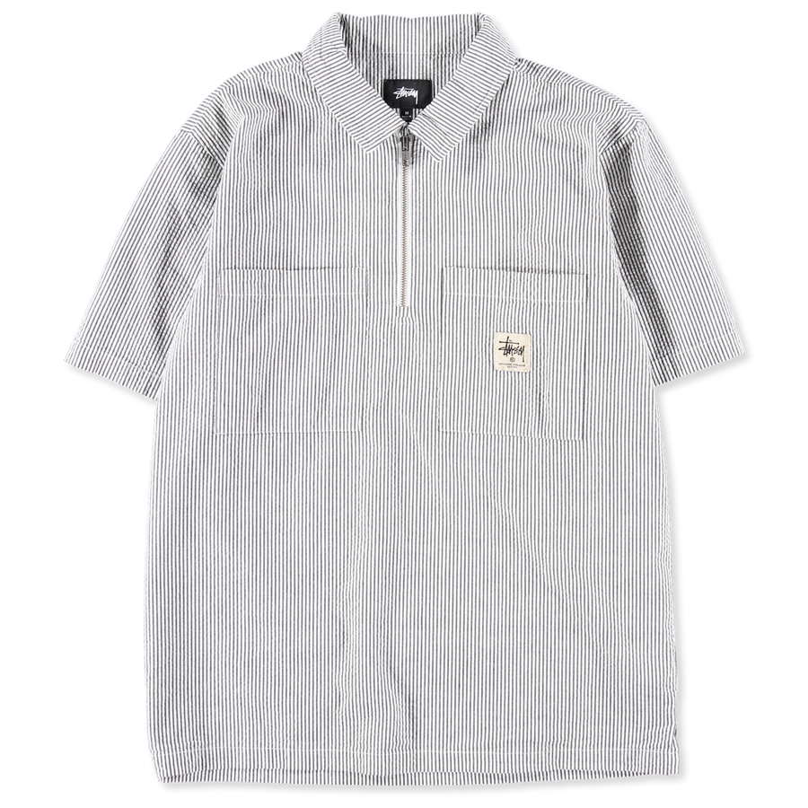 60's Brewster Blackwatch Check Wool Box Shirt Made in Japan Men's XL /evb009538