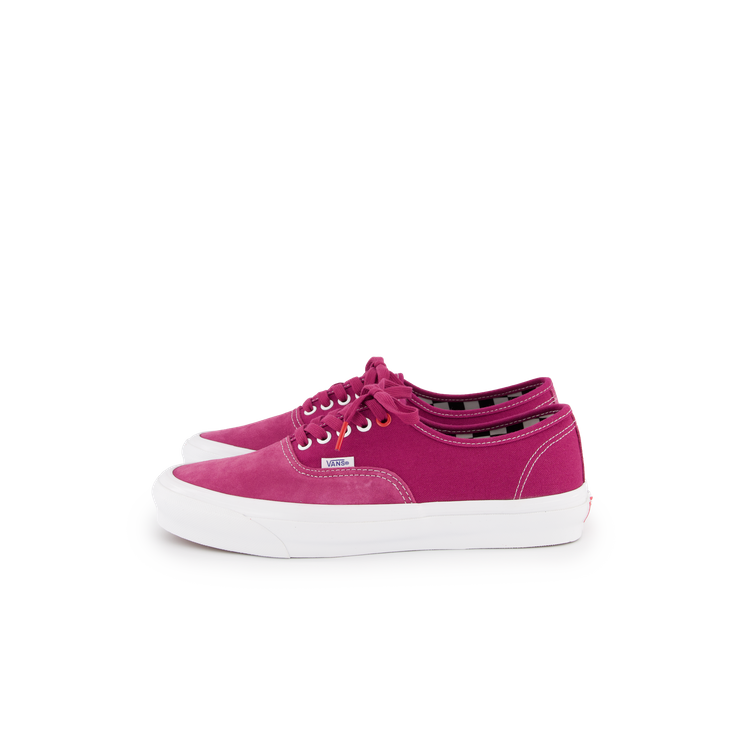 vans authentic dark red