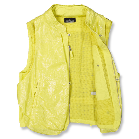 Glass Linen Utility Vest 7619 G0221 V2030