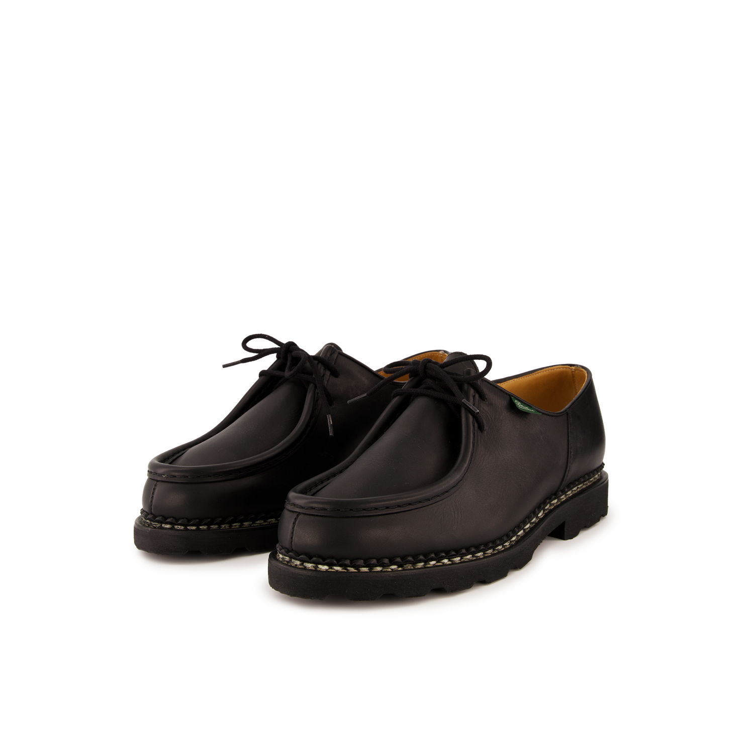 パラブーツ ペリアン UK6 ガラスレザー 別注 フリンジ付き Paraboot