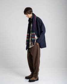 Evan Kinori Single Pleat Pant Brown | Nitty Gritty