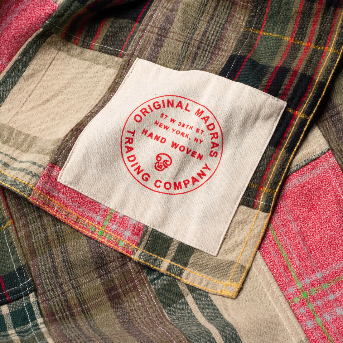 帽子 GOODENOUGH Patchwork Madras Crusher 7 Supreme GOODENOUGH Patchwork Madras Crusher (SS25) - $78