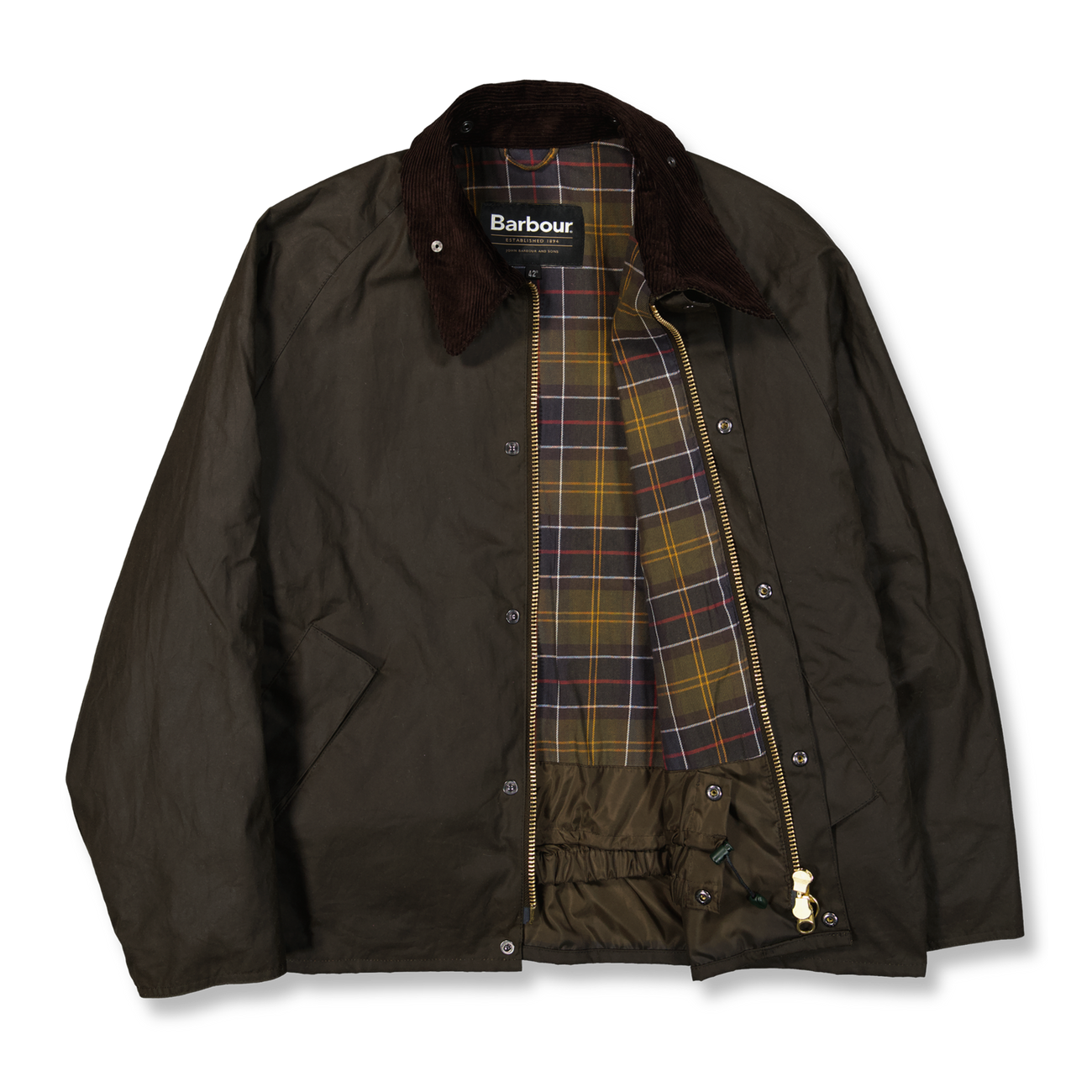 Barbour　OS TRANSPORT WAX JACKET Barbour OS Transport Wax Jacket Classic Black