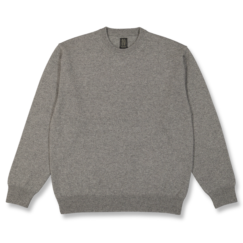 BATONER X6 ARGYLE CHECK CREW NECK KNIT/｜ファッション