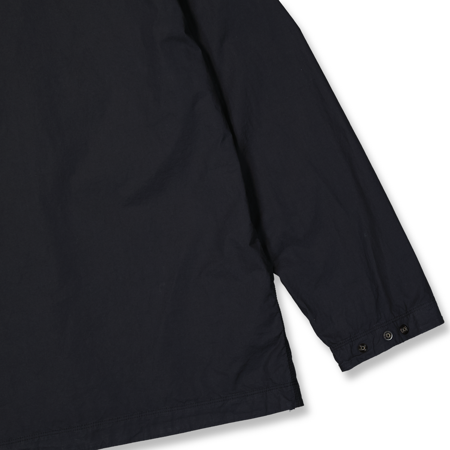 Stone  1200015 STRETCH COTTON TELA PARACADUTE シャツ Sand Comfort-fit overshirt with chest pockets and snap