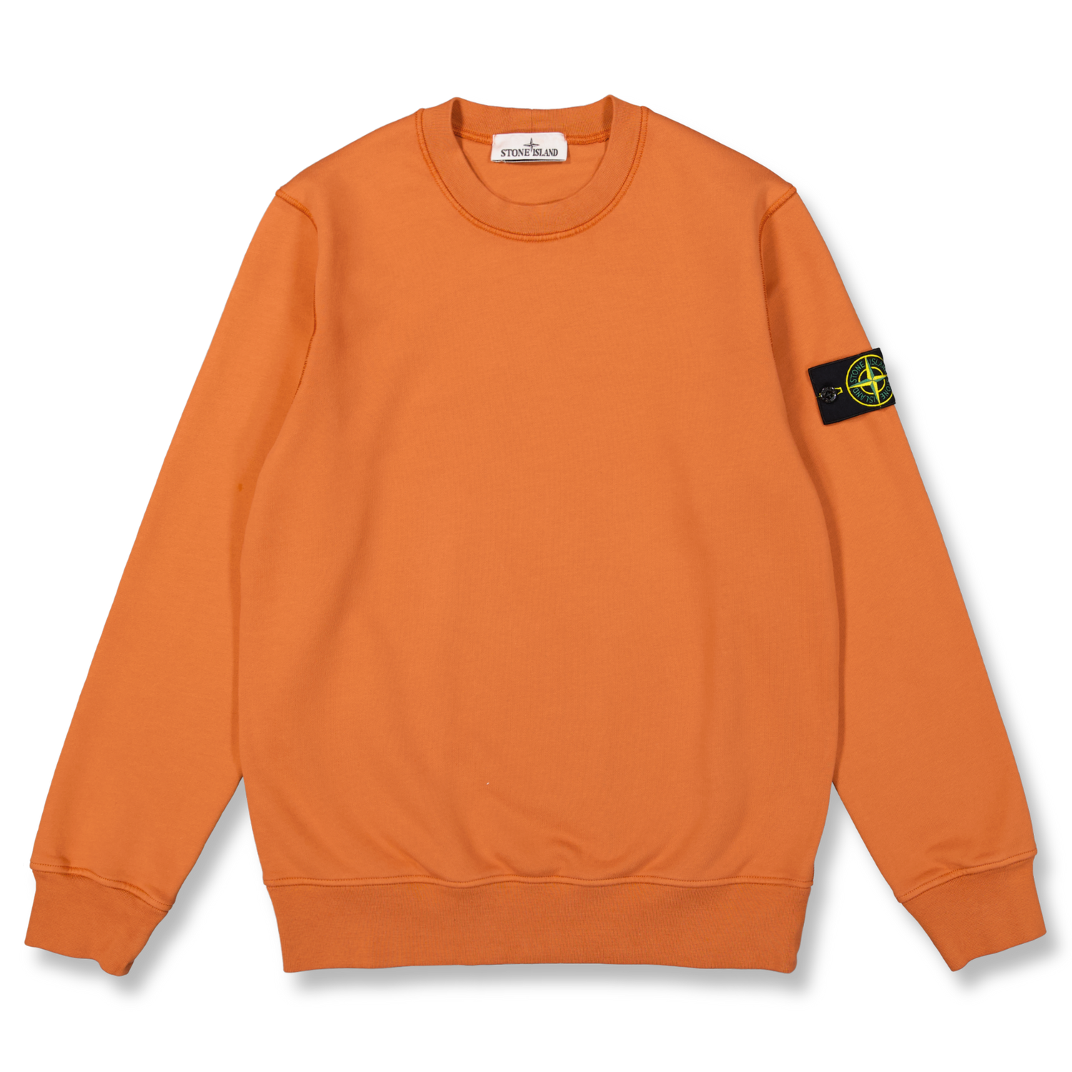 ★Stone ★6100044 ORGANIC COTTON FLEECE SWEATSHIRT★ STONE ISLAND 6100044 ORGANIC COTTON FLEECE SWEATSHIRT BLACK