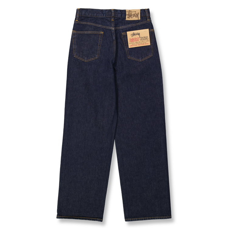 パンツ Stussy RELAXED JEAN DENIM RINSED INDIGO Relaxed Jean Denim – Rinsed Indigo | Pants | Stüssy