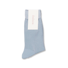 Babaco Lurex Sheer Socks - Light Blue