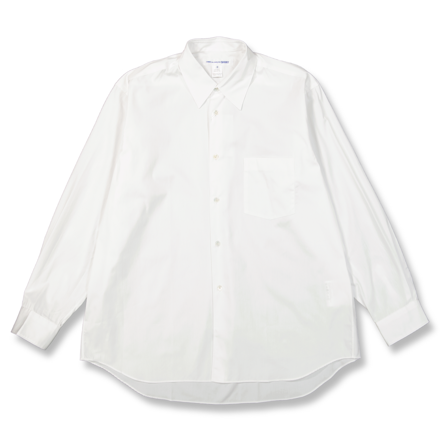 Comme des Garçons SHIRT Forever Wide Fit Cotton Shirt White