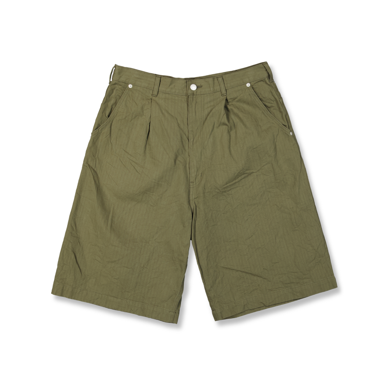 ★2024FW新作★glowny★G CLASSIC COTTON TWILL SHORTS G CLASSIC COTTON TWILL SHORTS (BLACK) - GLOWNY
