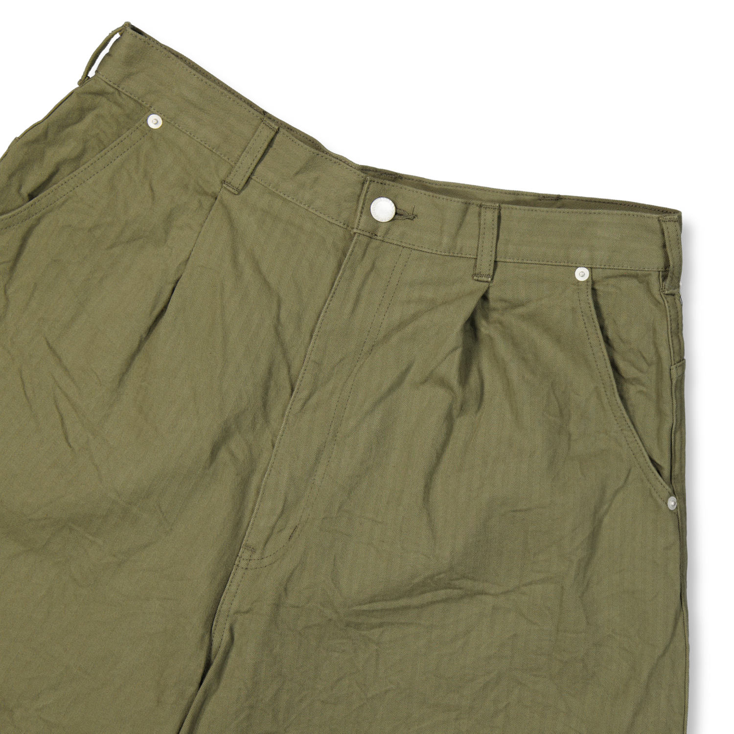 【美品】POSTELEGANT FINE COTTON TWILL SHORTS Classic cotton twill shorts, beige | Lexington