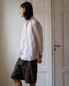 Nitty Gritty® Worldwide Overdyed Patchwork Shorts - Charcoal