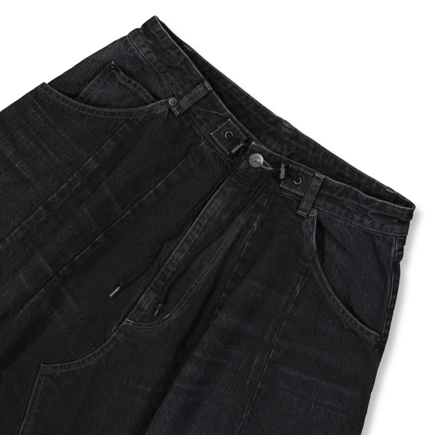 Needles H.D. Skirt Jean 12oz Denim Black | Nitty Gritty