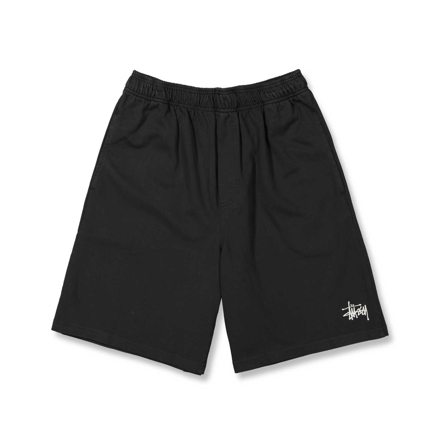STUSSY★ HEAVY JERSEY SHORT 男女兼用 Jersey Short – Black | Bottoms | Stüssy