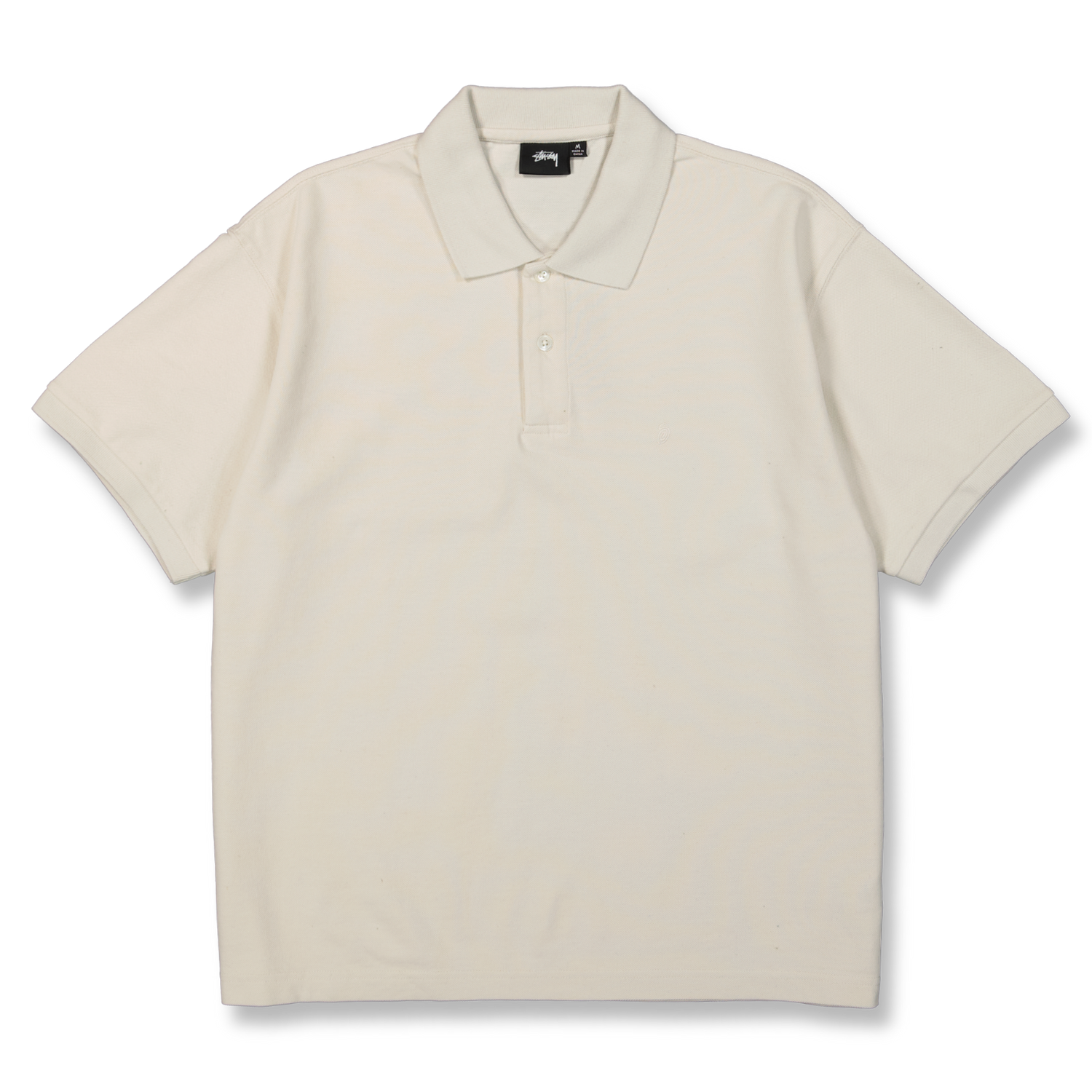 トップス STUSSY CLASSIC PIQUE POLO White M Classic Pique Polo