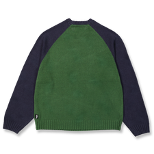 Colorblocked Raglan Crew