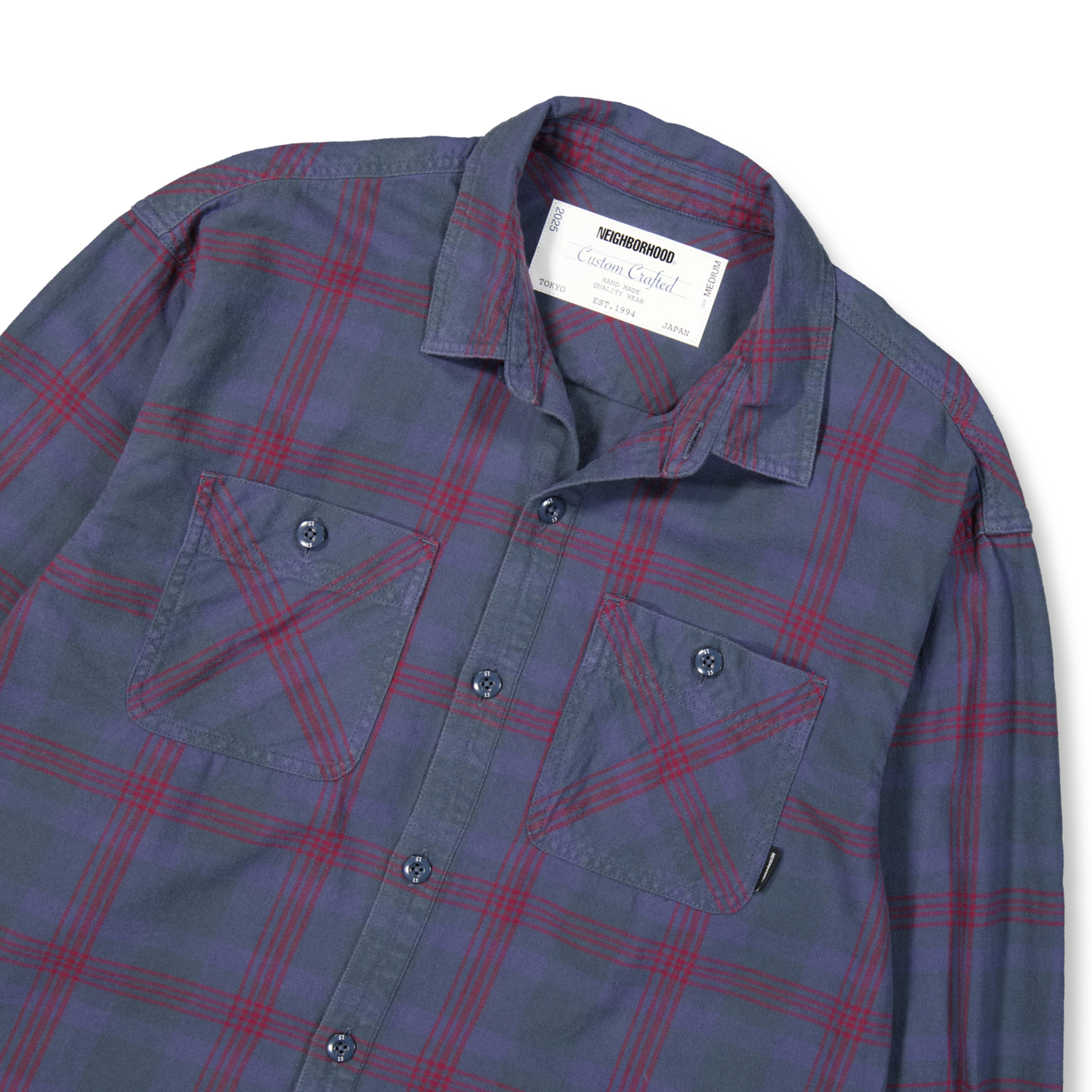 SAVAGE TARTAN CHECK SHIRT LS