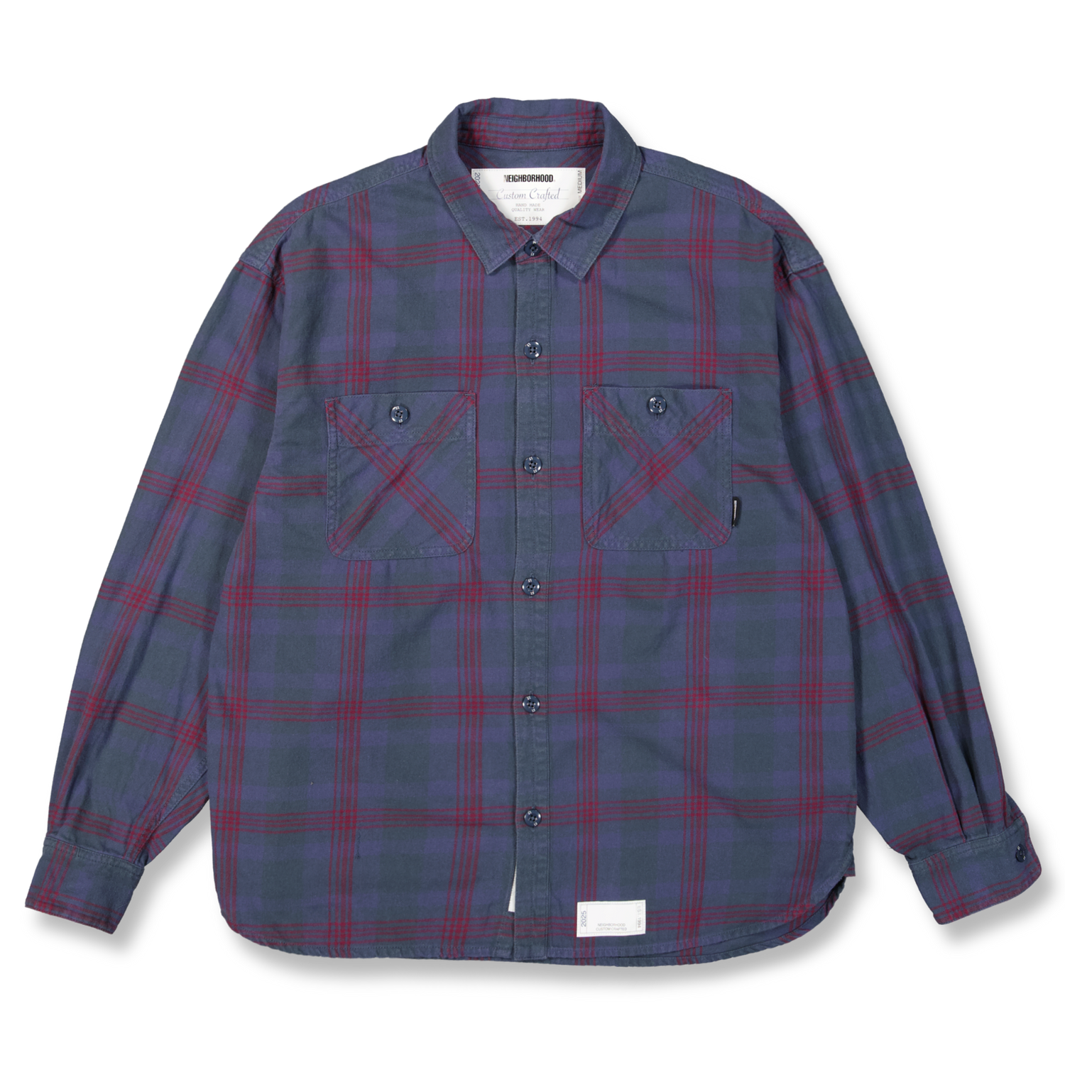 SAVAGE TARTAN CHECK SHIRT LS