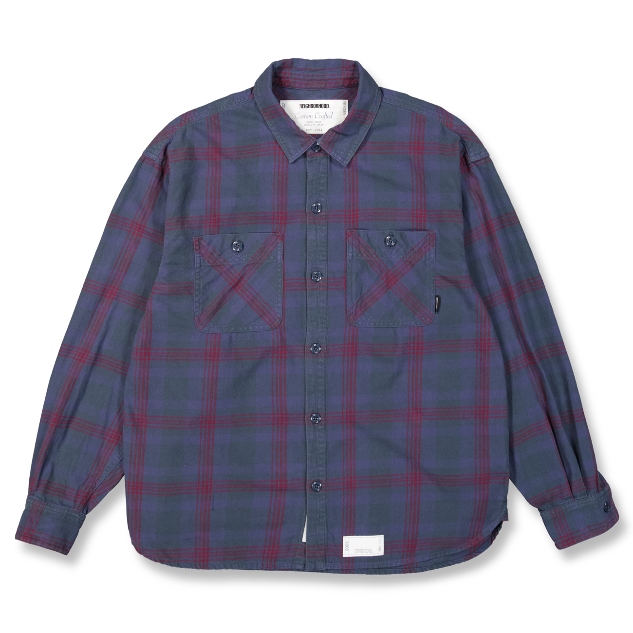 シャツ PARTIMENTO Ireland Tartan Check Shirts 5FT1139 MUSINSA | PARTIMENTO Scottish Tartan Check Shirt Navy