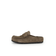 Birkenstock Naples Wrapped Suede - Concrete Gray