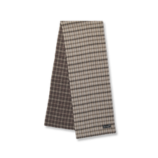 mfpen Wool Scarf - Brown Double Faced Check