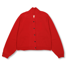 Cordera Merino Wool Cardigan - Red