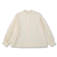 Casey Casey Biggy Grandad Shirt H Cot - Natural