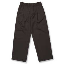 Our Legacy Leisure Trouser - Havana Brown Chain Wool