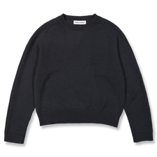 Our Legacy True Roundneck - Off Black Rustic Merino