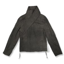 Our Legacy Virtuous Blouse - Dark Cloud Sparse Cotton Wool