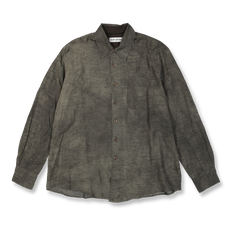 Our Legacy Above Shirt - Dark Cloud Sparse Cotton Wool