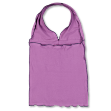 Baserange Cinder Halter Top - Venet Purple