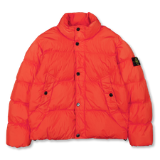 Stone Island Crinkle Reps Down Jacket - Scarlatto