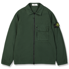 Stone Island Canvas Weave Cotton Shirt Jacket - 1200004 - Juniper