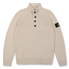 Stone Island Lambswool Polo Sweater - 5100040 - Desert