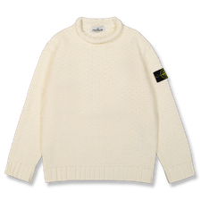 Stone Island Cotton Chenille Sweater - 5100019 - Ivory