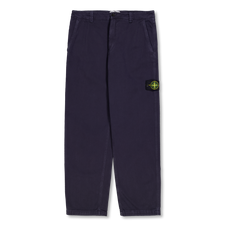 Stone Island Old Effect Cotton Trousers - Ink