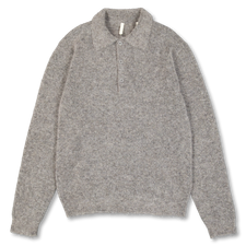 Sunflower                                          Mohair Polo - Grey Melange
