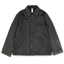 Sunflower                                          Coach Leather Jacket - Black