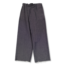 Gabriela Coll Garments NO.310 Crossed Trousers - Black Denim