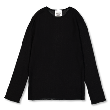 Gabriela Coll Garments No.300 Wool Crushed Top - Black
