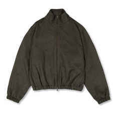 Gabriela Coll Garments No.261 Heavy Wool Zipper Jacket - Green