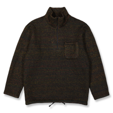 Engineered Garments  Zip Mock Neck - Brown
