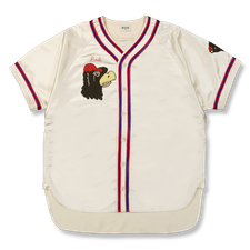 Bode                                               Redtail Baseball Shirt - Cream Multi