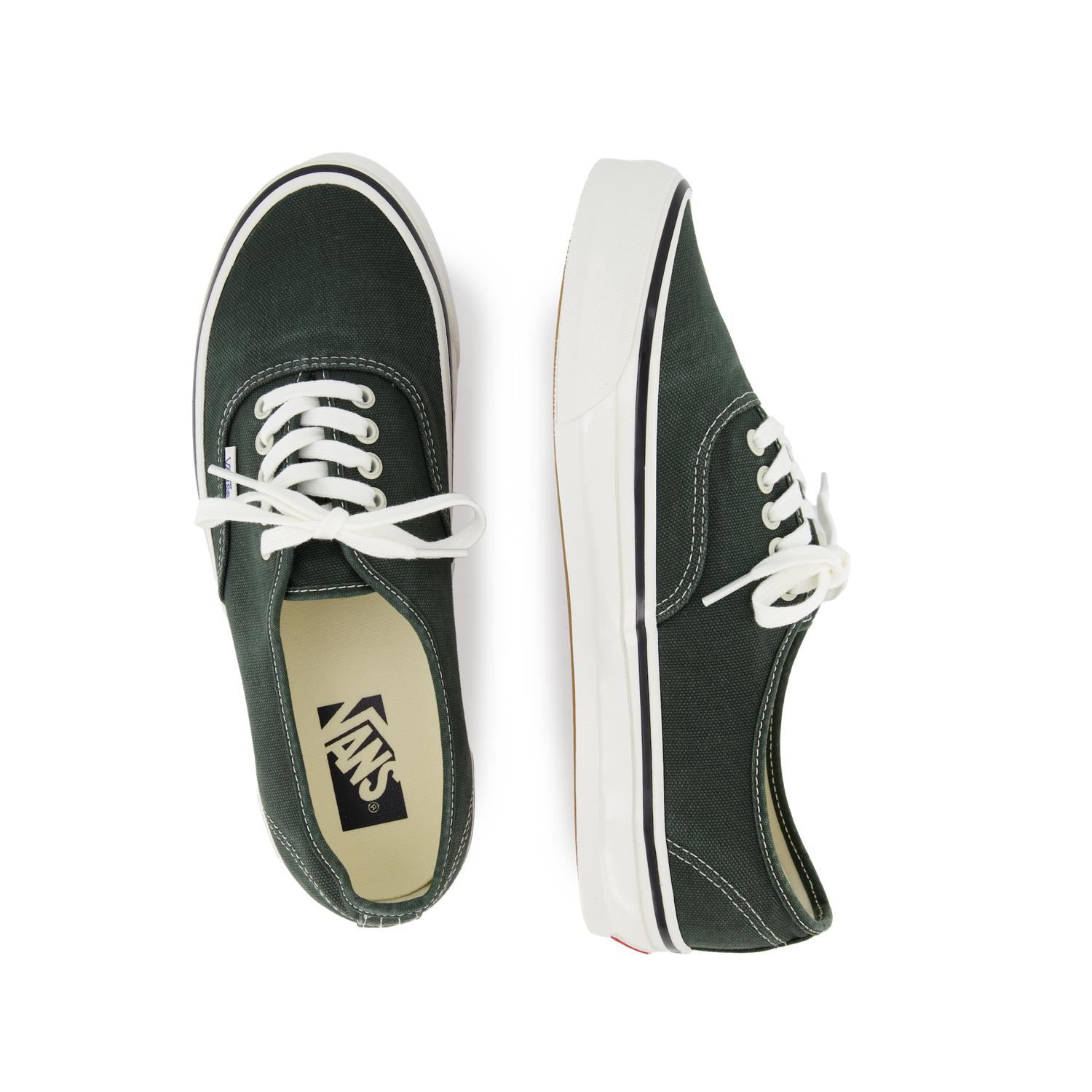 靴 VANS LX AUTHENTIC 44 DARK OLIVE Lx Authentic 44