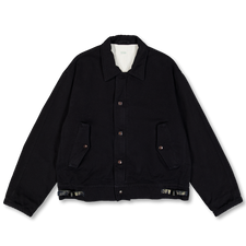 A.PRESSE Silk Nep Type A-1 Jacket - Black