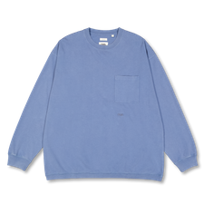 Nanamica OOAL L/S Pocket Tee - Fade Blue
