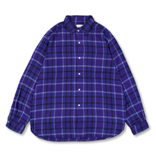 Nanamica Heavy Flannel Shirt - Navy