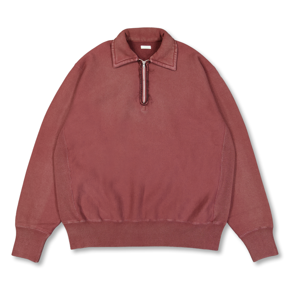 ＜A.PRESSE＞Vintage Half Zip Sweat Shirt A.PRESSE 